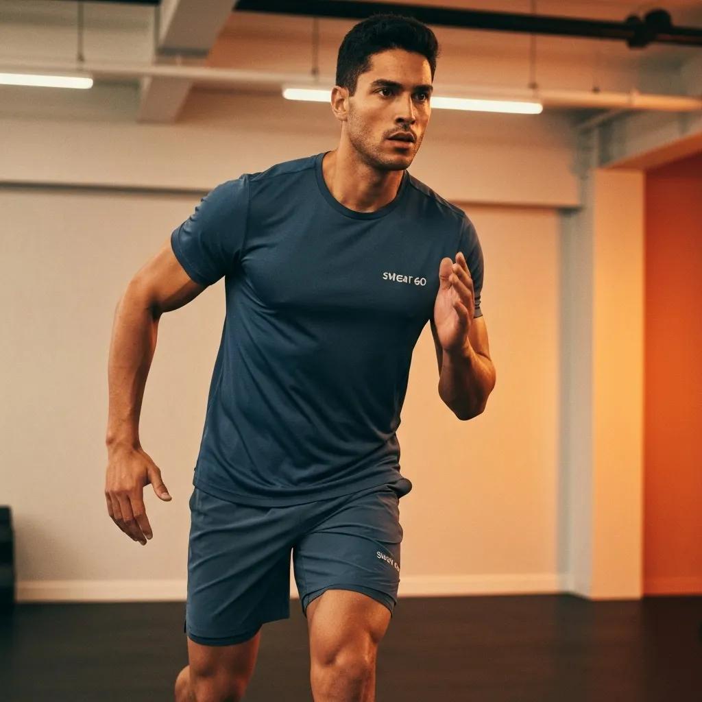 Recovery amenities at Sweat 60, showcasing an infrared sauna and cold plunge area for athletes